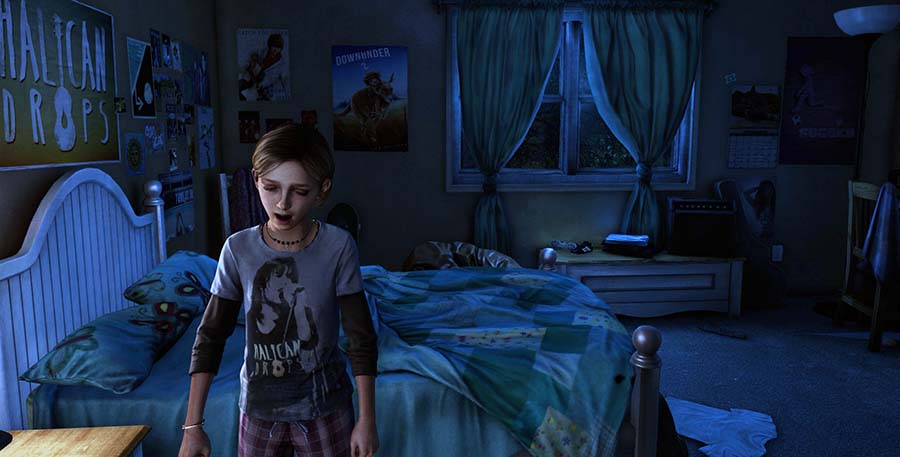 The Last of Us Sarah Wakes Up